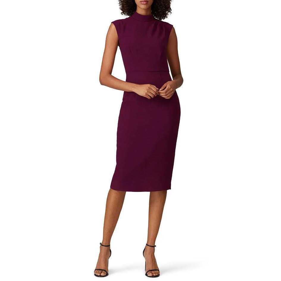 Trina Turk Women's Muscatel Dress Size 8 In Purple Crepe